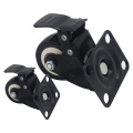 Swivel wheel support adjust feet caster cup composite caster Integrated Plate Casters with brake